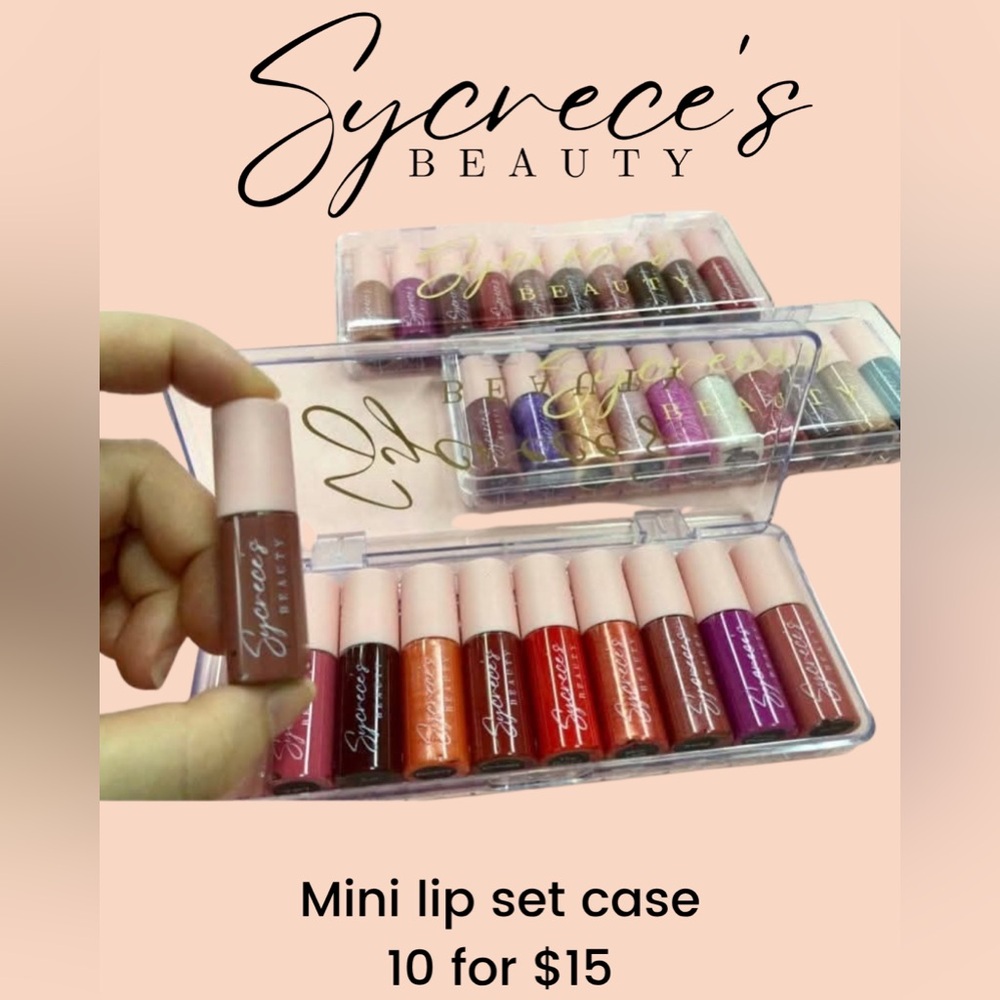 Mini Lipstick Set Case - Assorted Colors